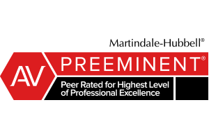 AV Preeminent - Peer Rated for Highest Level of Professional Excellence - Badge